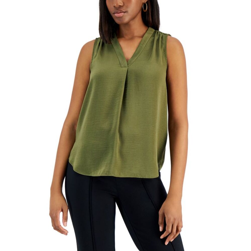 Alfani Women's Satin V-Neck Tank Top
